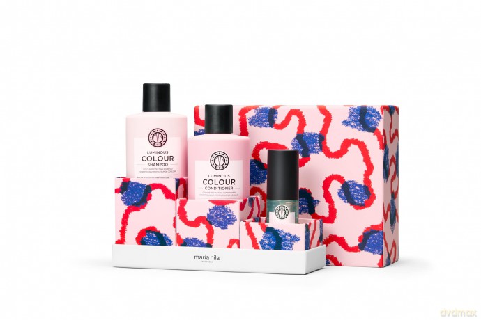 Maria Nila Luminous Color hair care gift set dla kobiety