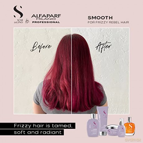 Alfaparf Milano Smoothing shampoo for unruly hair Semi Di Lino Smooth (Smoothing Low Shampoo) - Volume: 250 ml dla kobiety