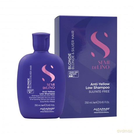 Alfaparf Milano Shampoo neutralizing yellow tones Semi Di Lino Blonde (Anti-Yellow Low Shampoo) - Volume: 250 ml dla kobiety