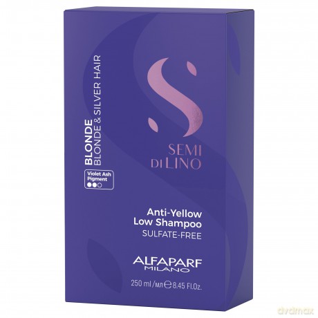 Alfaparf Milano Shampoo neutralizing yellow tones Semi Di Lino Blonde (Anti-Yellow Low Shampoo) - Volume: 250 ml dla kobiety