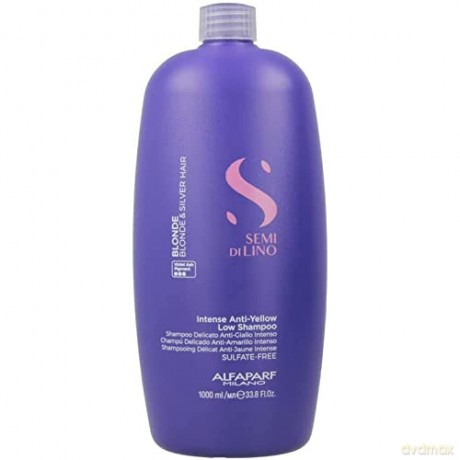 Alfaparf Milano Shampoo neutralizing yellow tones Semi Di Lino Blonde (Anti-Yellow Low Shampoo) - Volume: 1000 ml dla kobiety