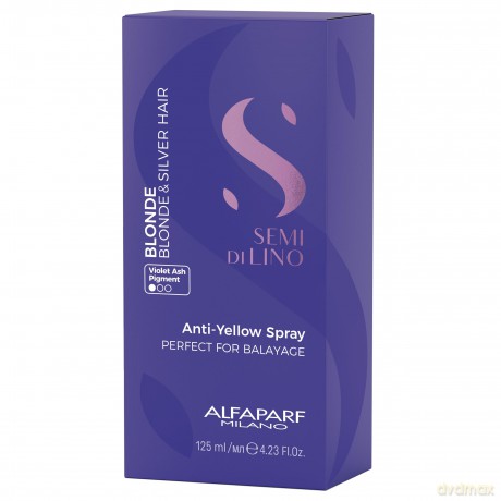 Alfaparf Milano Spray neutralizing yellow tones Semi Di Lino Blonde (Anti-Yellow Spray) 125 ml dla kobiety