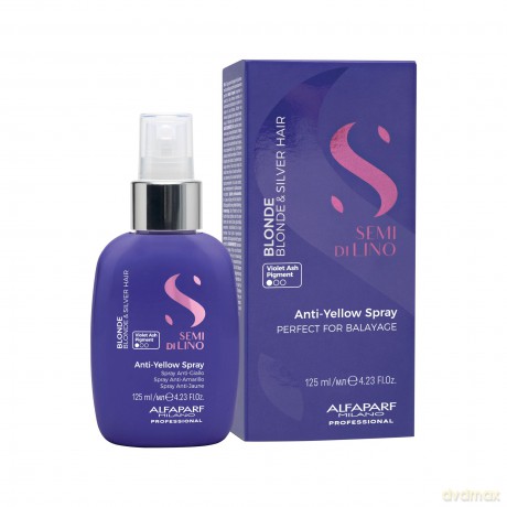Alfaparf Milano Spray neutralizing yellow tones Semi Di Lino Blonde (Anti-Yellow Spray) 125 ml dla kobiety
