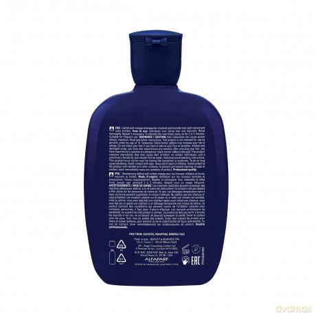 Alfaparf Milano Shampoo neutralizing orange tones Semi Di Lino Brunette (Anti-Orange Low Shampoo) - Volume: 250 ml dla kobiety