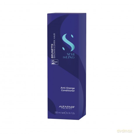 Alfaparf Milano Anti-Orange Conditioner Semi Di Lino Brunette (Anti-Orange Conditioner) - Volume: 200 ml dla kobiety