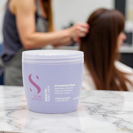 Alfaparf Milano Smoothing hair mask Semi Di Lino Smooth (Smoothing Mask) - Volume: 500 ml dla kobiety