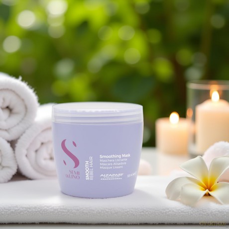Alfaparf Milano Smoothing hair mask Semi Di Lino Smooth (Smoothing Mask) - Volume: 500 ml dla kobiety