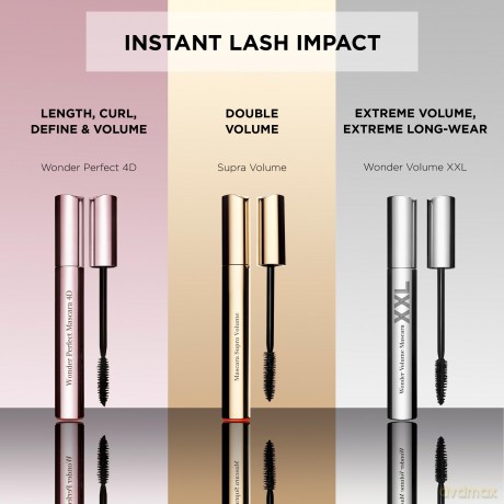 Clarins Volume mascara (Wonder Volume Mascara XXL) 8 ml - Shade: Black dla kobiety