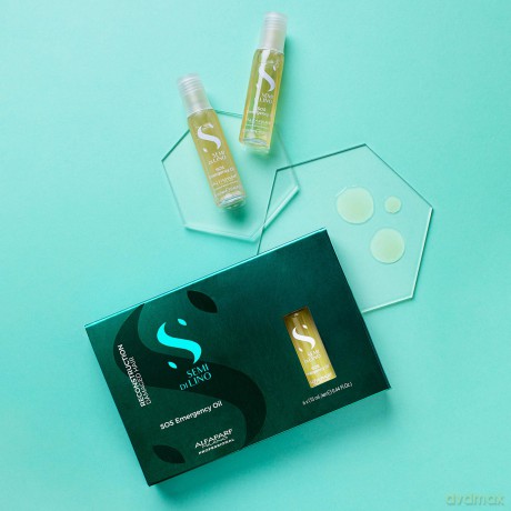 Alfaparf Milano Reconstruction oil for damaged hair Semi Di Lino Reconstruction (SOS Emergency Oil) 6 x 13 ml dla kobiety