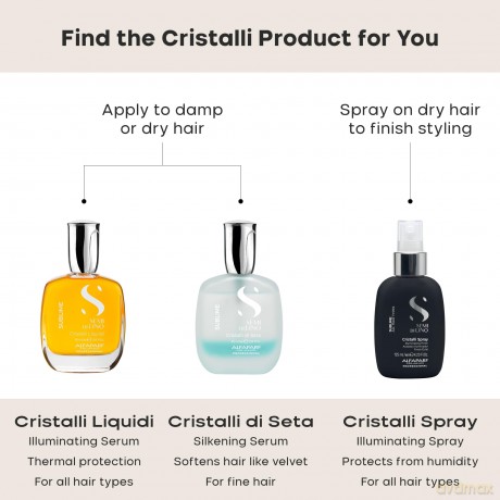 Alfaparf Milano Brightening hair serum Semi Di Lino Sublime (Cristalli Liquidi) - Volume: 15 ml dla kobiety