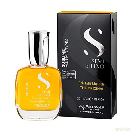 Alfaparf Milano Brightening hair serum Semi Di Lino Sublime (Cristalli Liquidi) - Volume: 30 ml dla kobiety