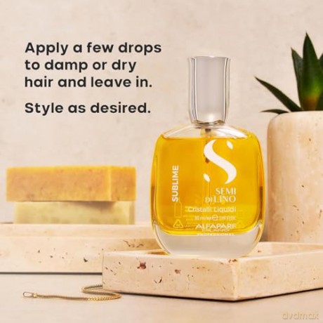 Alfaparf Milano Brightening hair serum Semi Di Lino Sublime (Cristalli Liquidi) - Volume: 30 ml dla kobiety