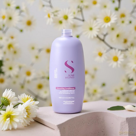Alfaparf Milano Smoothing conditioner for unruly hair Semi Di Lino Smooth (Smoothing Conditioner) - Volume: 1000 ml dla kobiety