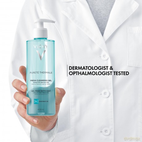 Vichy Pureté Thermale refreshing cleansing gel (Fresh Cleansing Gel) - Volume: 400 ml dla kobiety