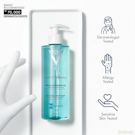 Vichy Pureté Thermale refreshing cleansing gel (Fresh Cleansing Gel) - Volume: 400 ml dla kobiety