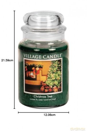 Village Candle Scented candle in glass Christmas Tree 602 g unisex