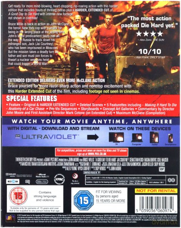 A Good Day to Die Hard [Blu-ray]