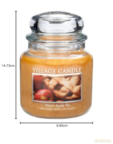 Village Candle Scented candle in a glass apple pie (Warm Apple Pie) 397 g unisex