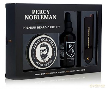 Percy Nobleman Premium Beard Care Kit gift set dla mężczyzny