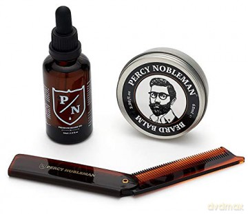 Percy Nobleman Premium Beard Care Kit gift set dla mężczyzny