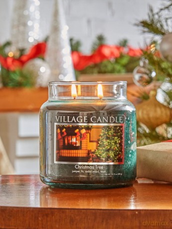 Village Candle Fragrant Candle in Glass (Christmas Tree) 397 g unisex