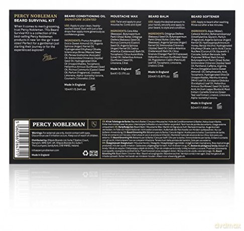 Percy Nobleman Cosmetic beard care set Beard Survival Kit dla mężczyzny