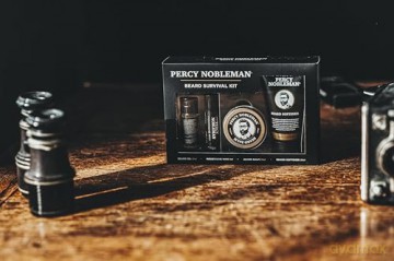 Percy Nobleman Cosmetic beard care set Beard Survival Kit dla mężczyzny