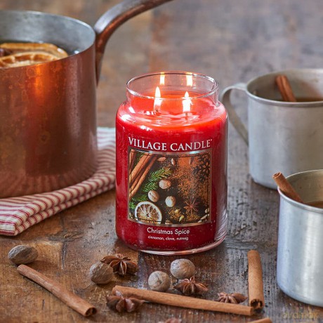 Village Candle Scented candle in glass Christmas Spice 397 g unisex