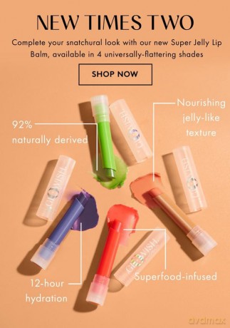 Huda Beauty Lip balm GloWish Super Jelly (Lip Balm) 2.5 g - Shade: Goji dla kobiety