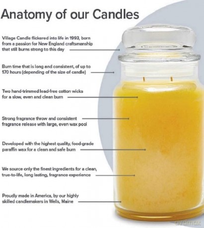 Village Candle Scented candle in glass Mulled cider 602 g unisex