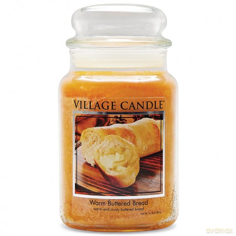 Village Candle Scented candle in a glass Warm Buttered Bread 389 g unisex