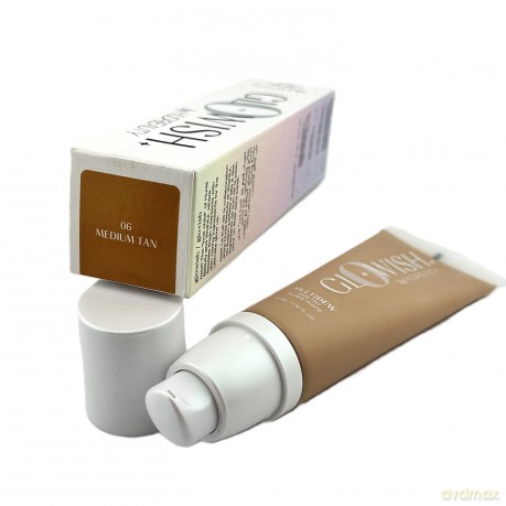 Huda Beauty Brightening make-up Glowish Multidew (Skin Tint Foundation) 40 ml - Shade: 06 Medium Tan dla kobiety