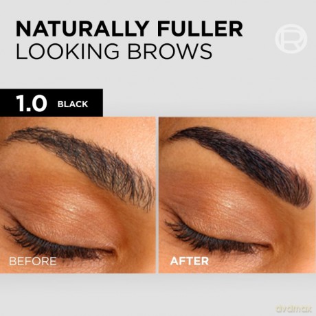 L´Oréal Paris Semi-Permanent Eyebrow Tint Brow Color - Shade: 1.0 Black dla kobiety