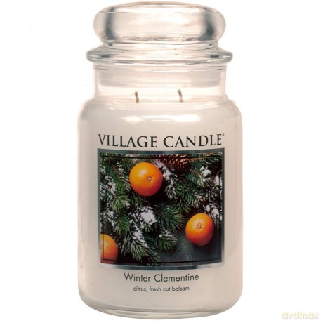 Village Candle Scented candle in glass Winter Clementine 602 g unisex