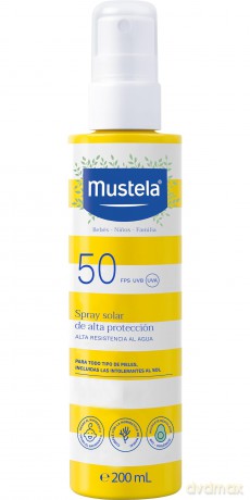Mustela Children´s sun protection spray SPF 50 (High Protection Sun Spray) 200 ml