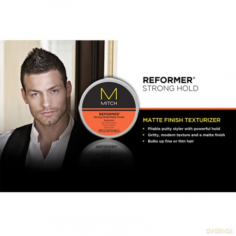 Paul Mitchell Modeling paste for dull looking hair Mitch (Reformer Strong Hold Matte Finish) 85 g dla mężczyzny