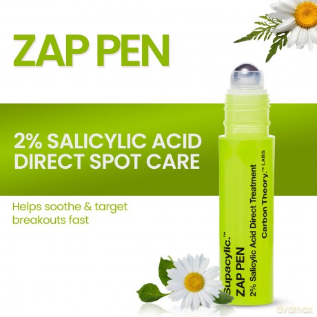 Carbon Theory Roll-on for skin imperfections Supacylic. Zap Pen (Salicylic Acid Direct Treatment) 5 ml unisex