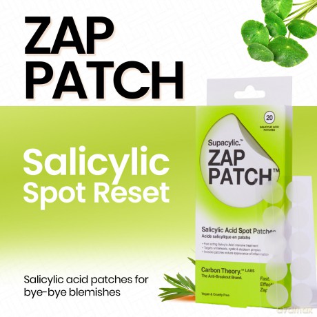Carbon Theory Supacylic Acne Patches. Zap Patch (Salicylic Acid Spot Patches) 20 pcs dla kobiety