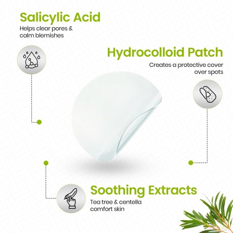 Carbon Theory Supacylic Acne Patches. Zap Patch (Salicylic Acid Spot Patches) 40 pcs dla kobiety