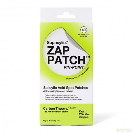 Carbon Theory Supacylic Acne Patches. Zap Patch (Salicylic Acid Spot Patches) 40 pcs dla kobiety