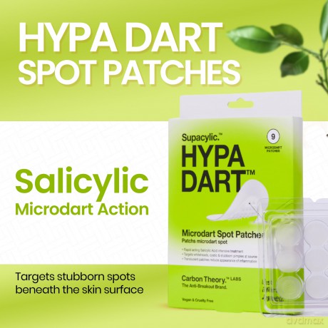 Carbon Theory Supacylic Acne Patches. Hypa Dart (Microdart Spot Matches) 9 pcs dla kobiety