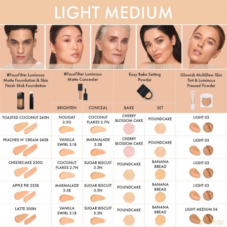 Huda Beauty Brightening make-up Glowish Multidew (Skin Tint Foundation) 40 ml - Shade: 03 Light dla kobiety