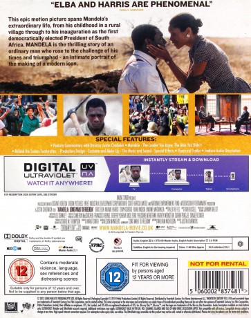 Mandela: Long Walk to Freedom (Mandela: Droga Do Wolności) [Blu-Ray]