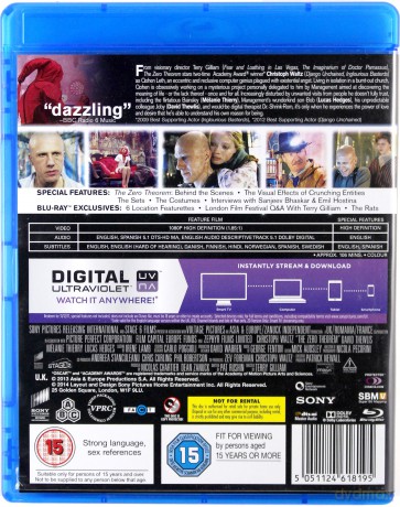 The Zero Theorem (Teoria Wszystkiego) [Blu-Ray]