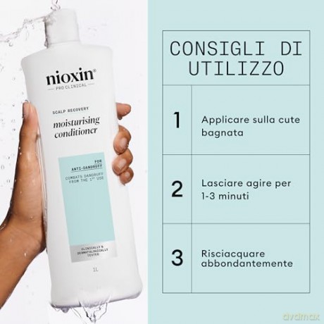 Nioxin Anti-dandruff moisturizing conditioner (Moisturizing Conditioner) 1000 ml unisex