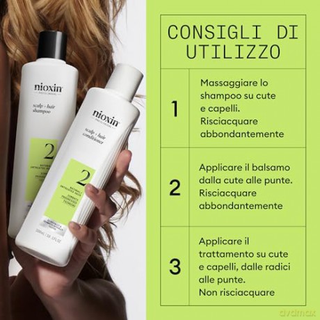 Nioxin System 2 care set for fine, significantly thinning natural hair unisex