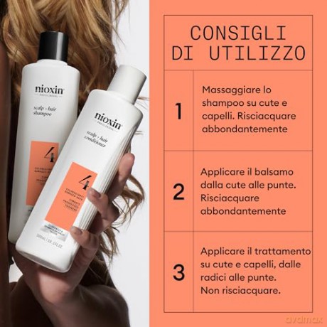 Nioxin System 4 care set for fine colored significantly thinning hair unisex
