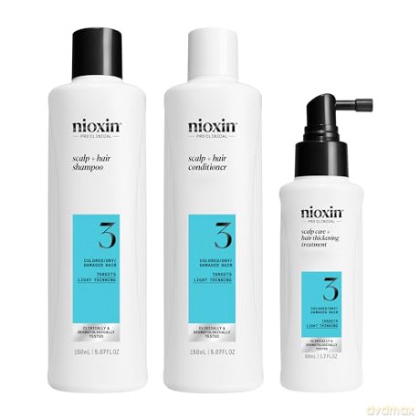 Nioxin System 3 care set for fine colored slightly thinning hair unisex