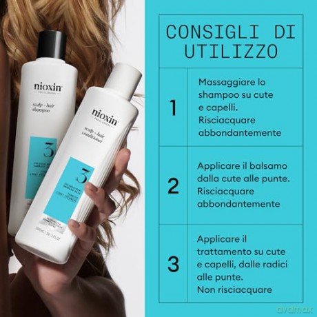 Nioxin System 3 care set for fine colored slightly thinning hair unisex