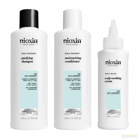 Nioxin Scalp Recovery Anti-Dandruff Care Set dla kobiety